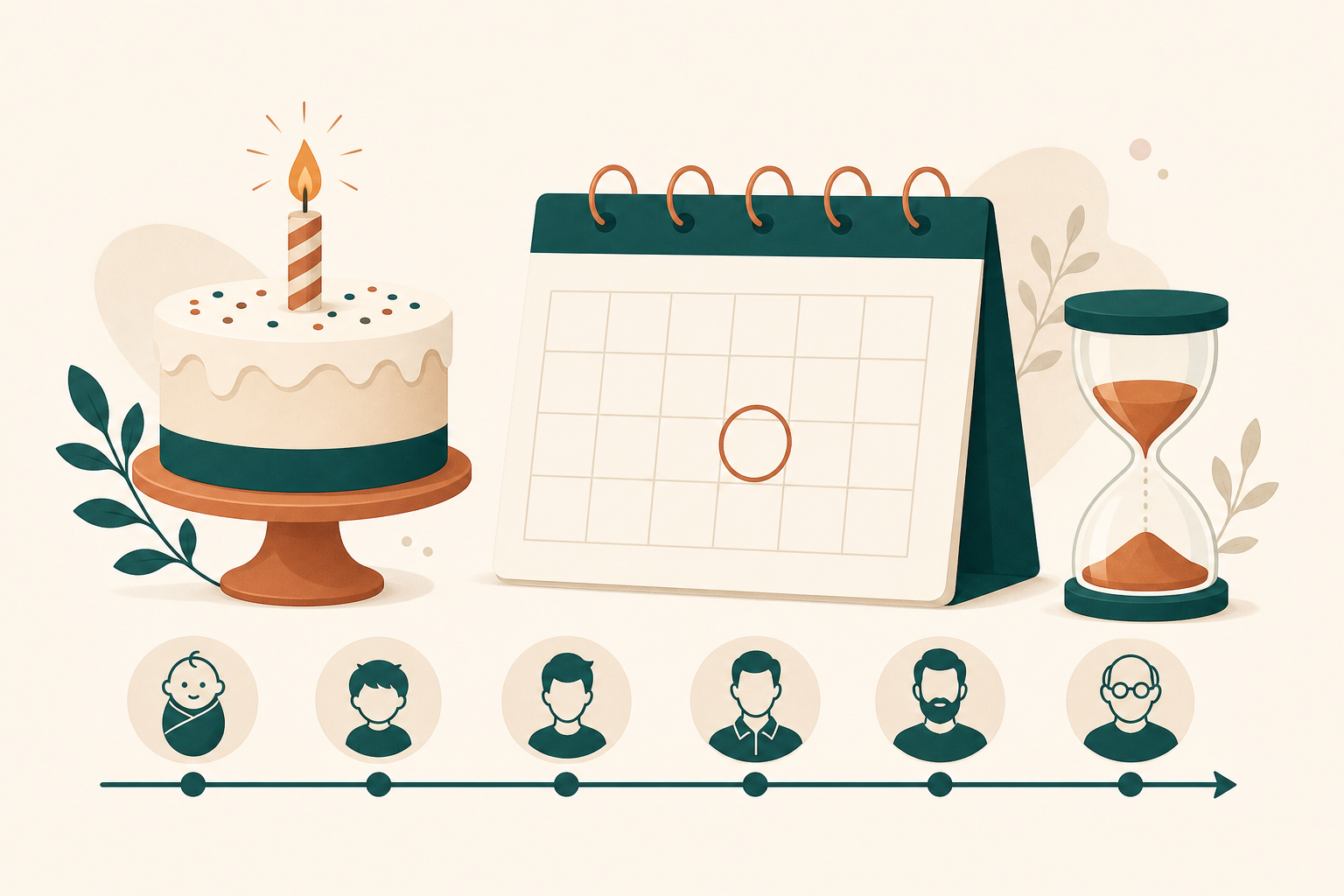 Age Calculator — free online tool illustration
