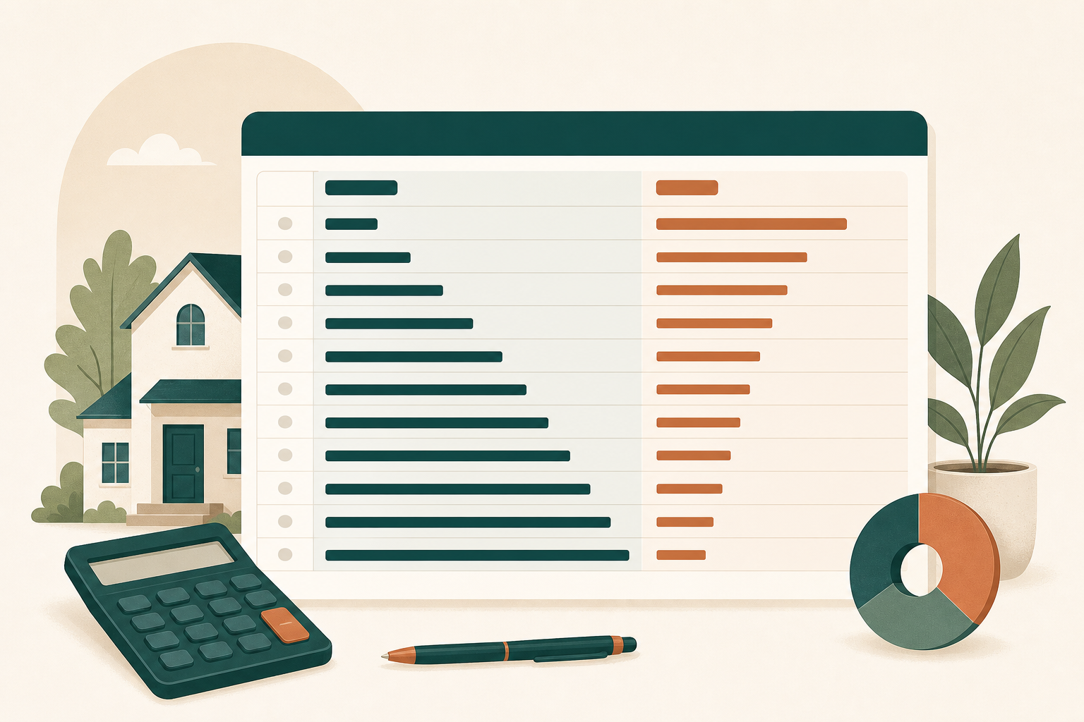 Amortization Calculator — free online tool illustration