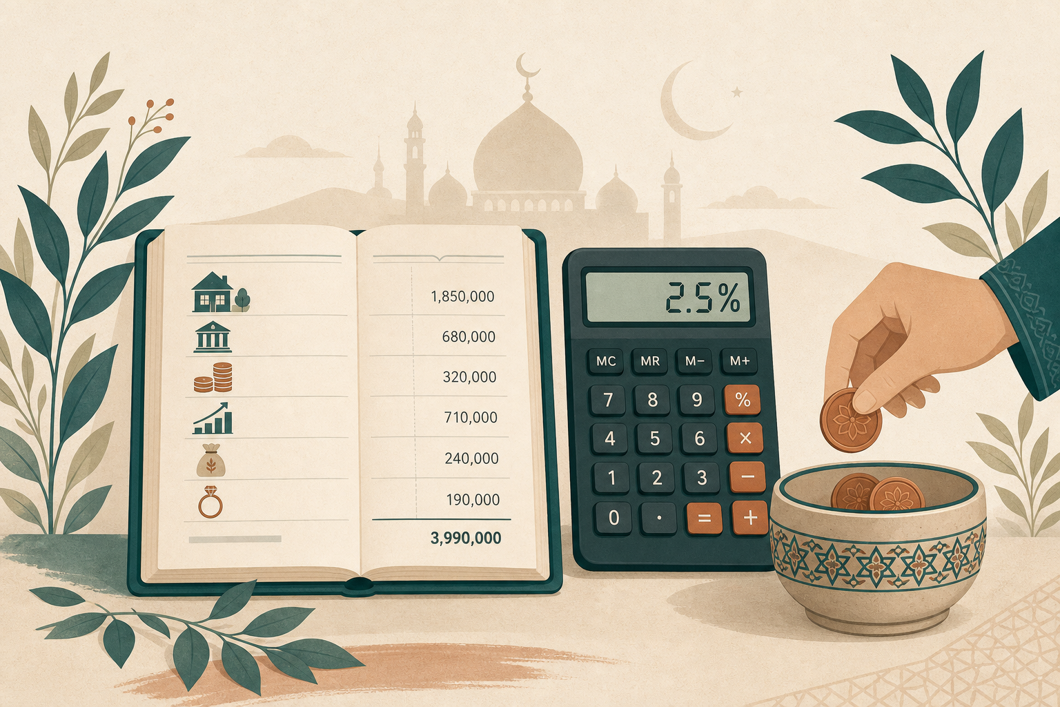 Zakat Calculator Pakistan 2026 | Calculate Online Free — free online tool illustration